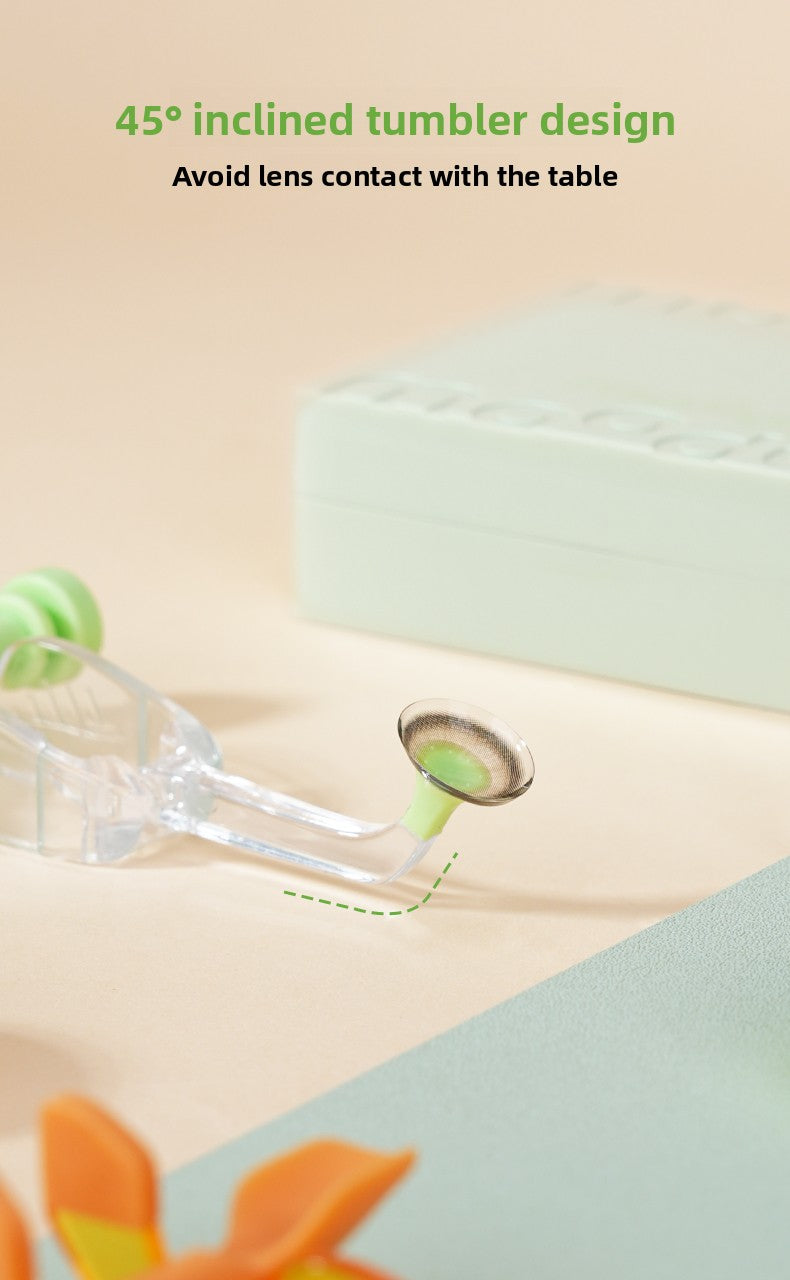 Moody novice contact lenses pick and wear auxiliary artifact storage box