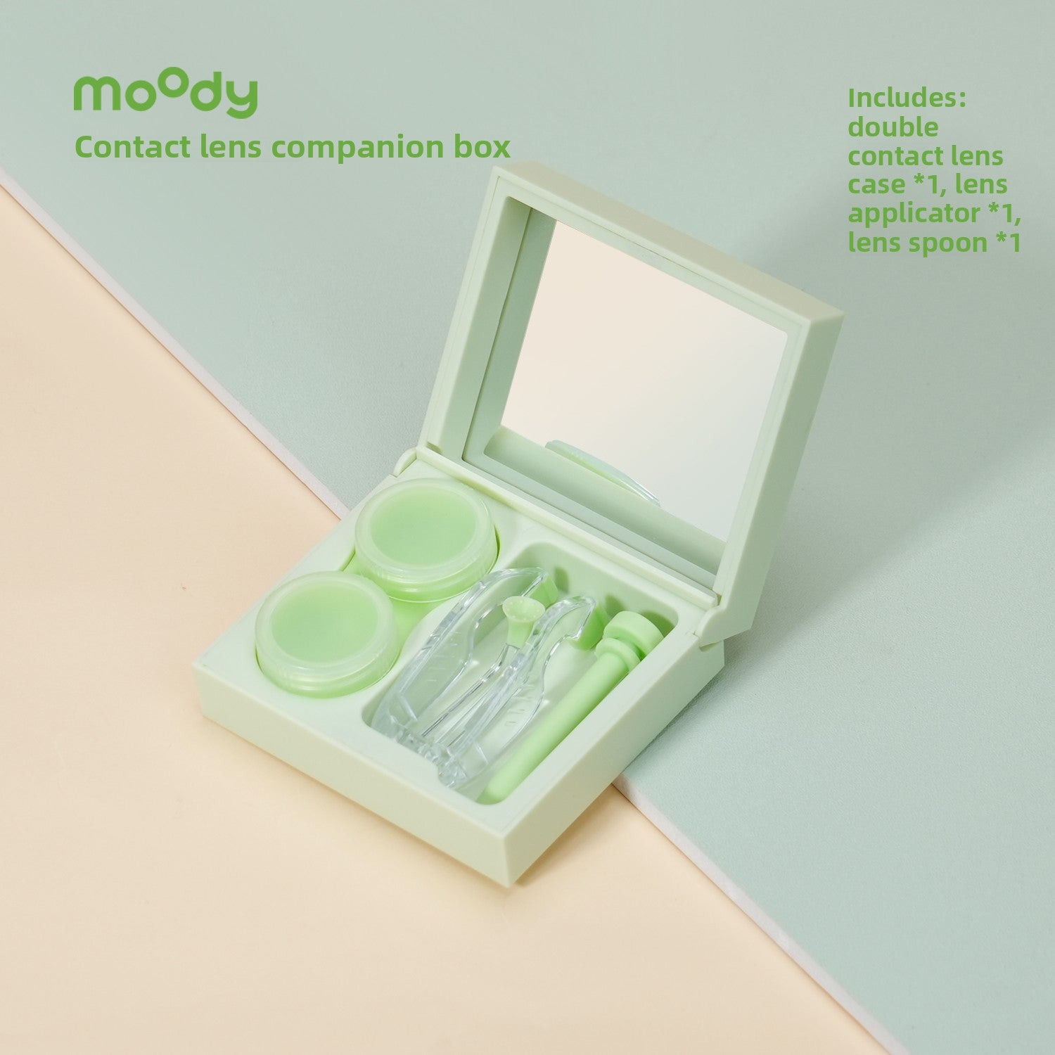 Moody novice contact lenses pick and wear auxiliary artifact storage box